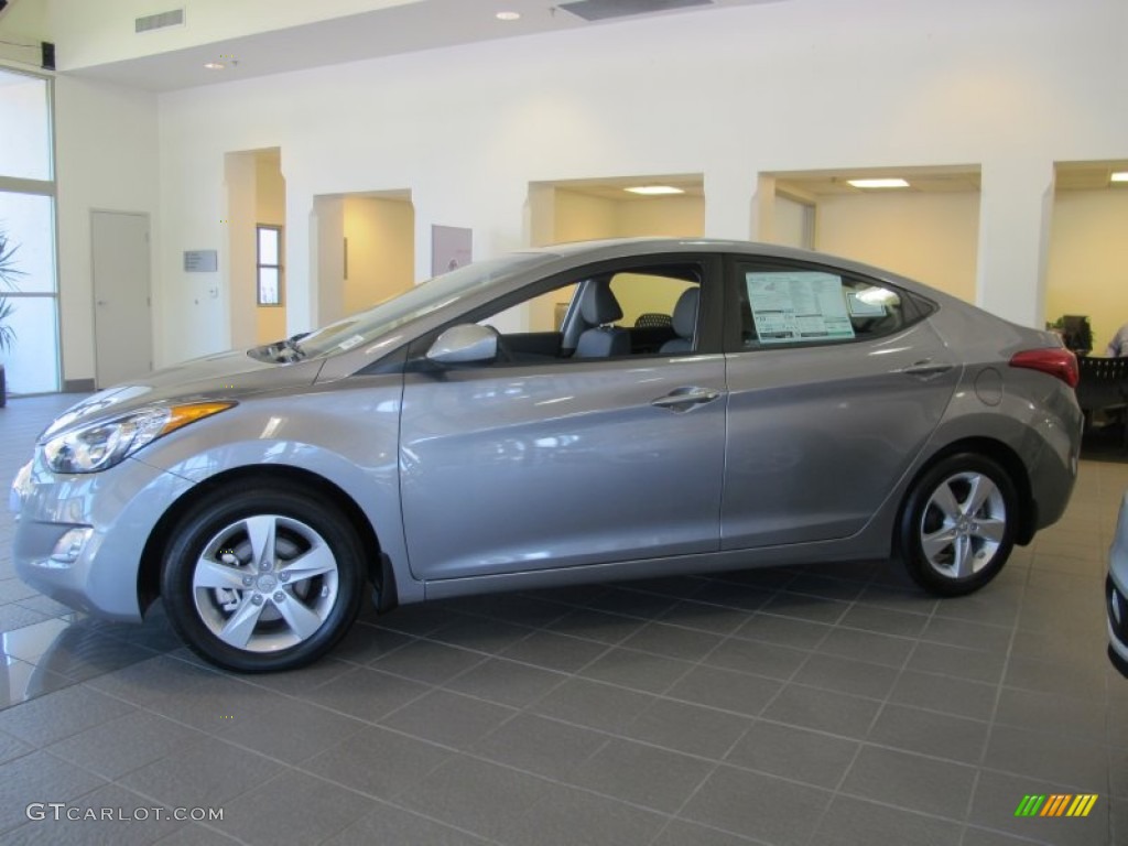 2013 Elantra GLS - Harbor Gray Metallic / Gray photo #2