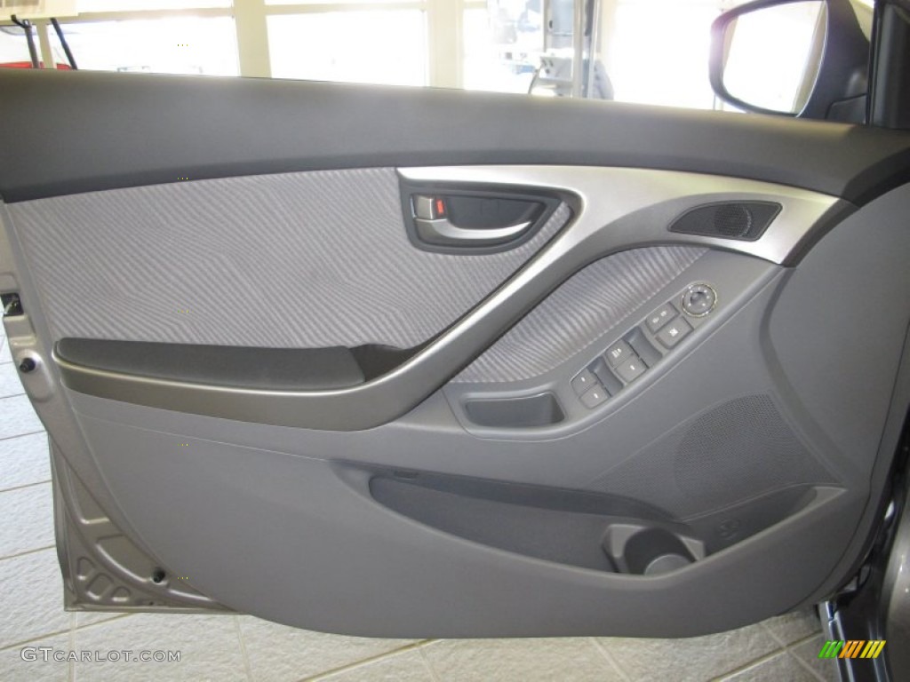 2013 Elantra GLS - Harbor Gray Metallic / Gray photo #7
