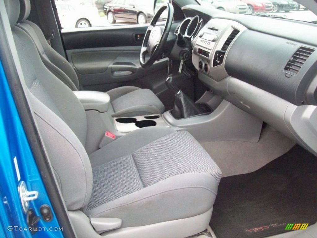 Graphite Gray Interior 2005 Toyota Tacoma V6 TRD Access Cab 4x4 Photo #65506001