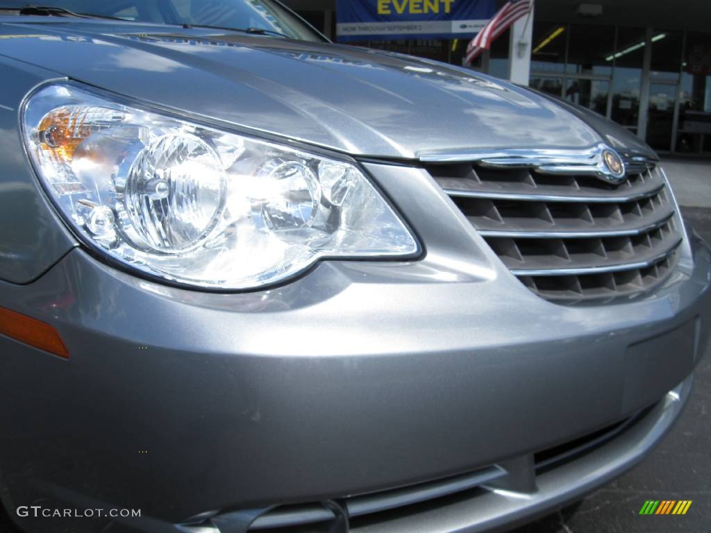 2008 Sebring LX Sedan - Silver Steel Metallic / Dark Slate Gray/Light Slate Gray photo #3