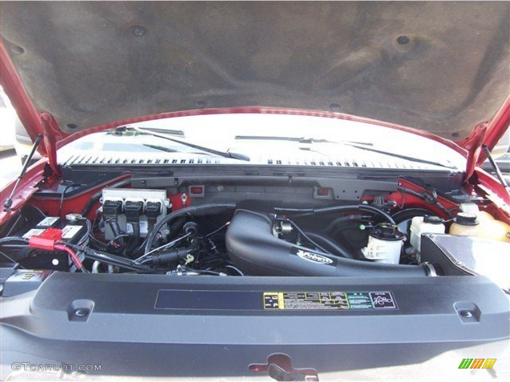 2003 Expedition XLT - Laser Red Tinted Metallic / Medium Parchment photo #22