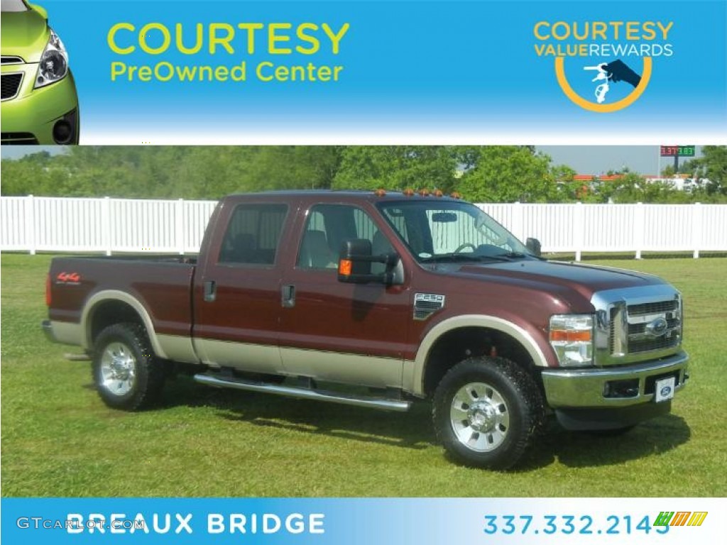 Royal Red Metallic Ford F250 Super Duty