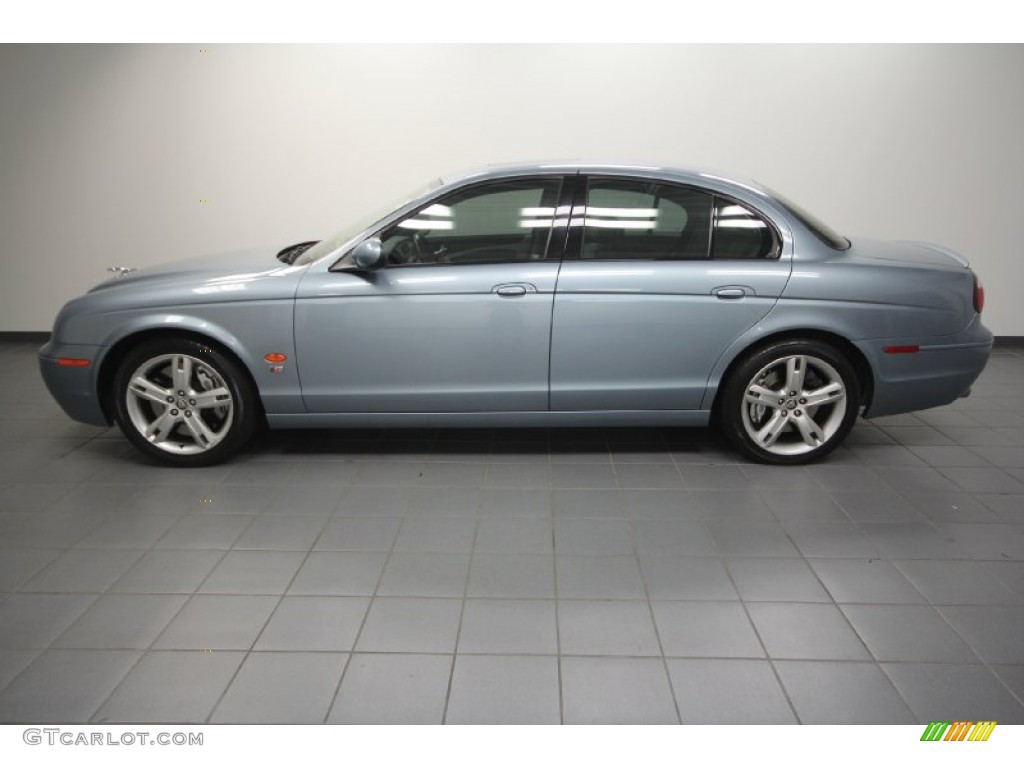 2005 S-Type R - Zircon Metallic / Dove photo #3