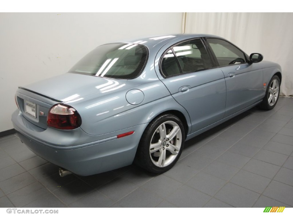 2005 S-Type R - Zircon Metallic / Dove photo #10