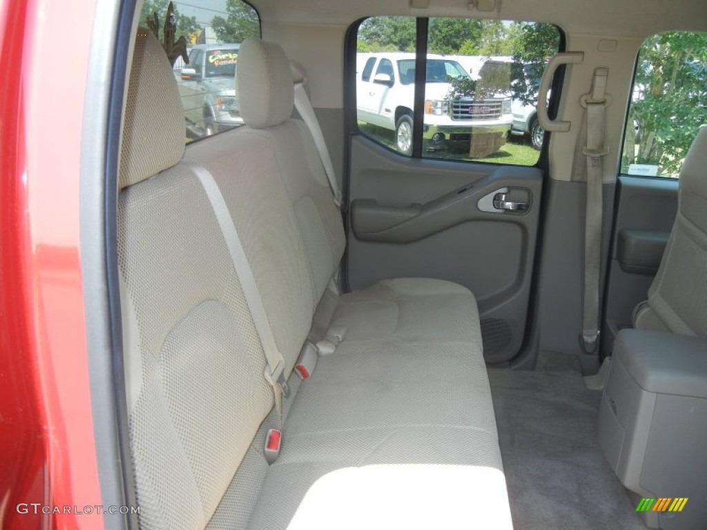 2010 Frontier SE Crew Cab - Red Brick / Beige photo #8