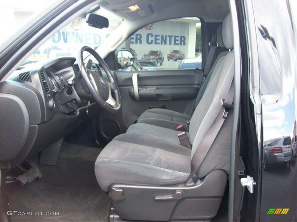 2008 Sierra 1500 SLE Regular Cab - Onyx Black / Ebony photo #10