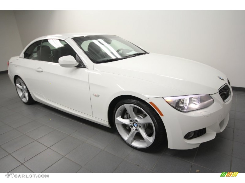2011 3 Series 335i Convertible - Alpine White / Black photo #9