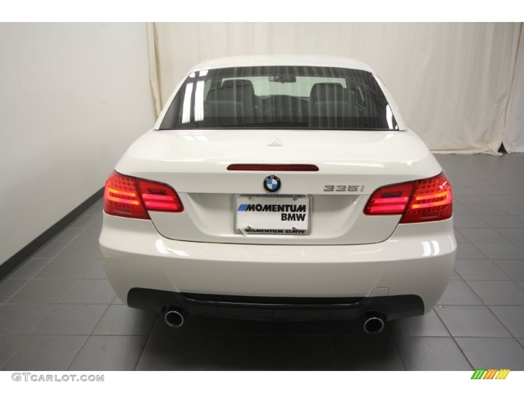 2011 3 Series 335i Convertible - Alpine White / Black photo #13