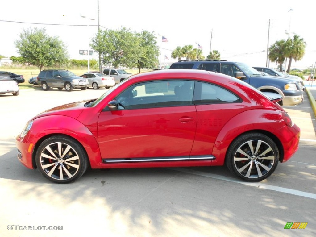 Tornado Red 2012 Volkswagen Beetle Turbo Exterior Photo #65509376