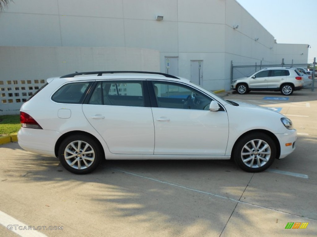 Candy White 2012 Volkswagen Jetta SE SportWagen Exterior Photo #65509589