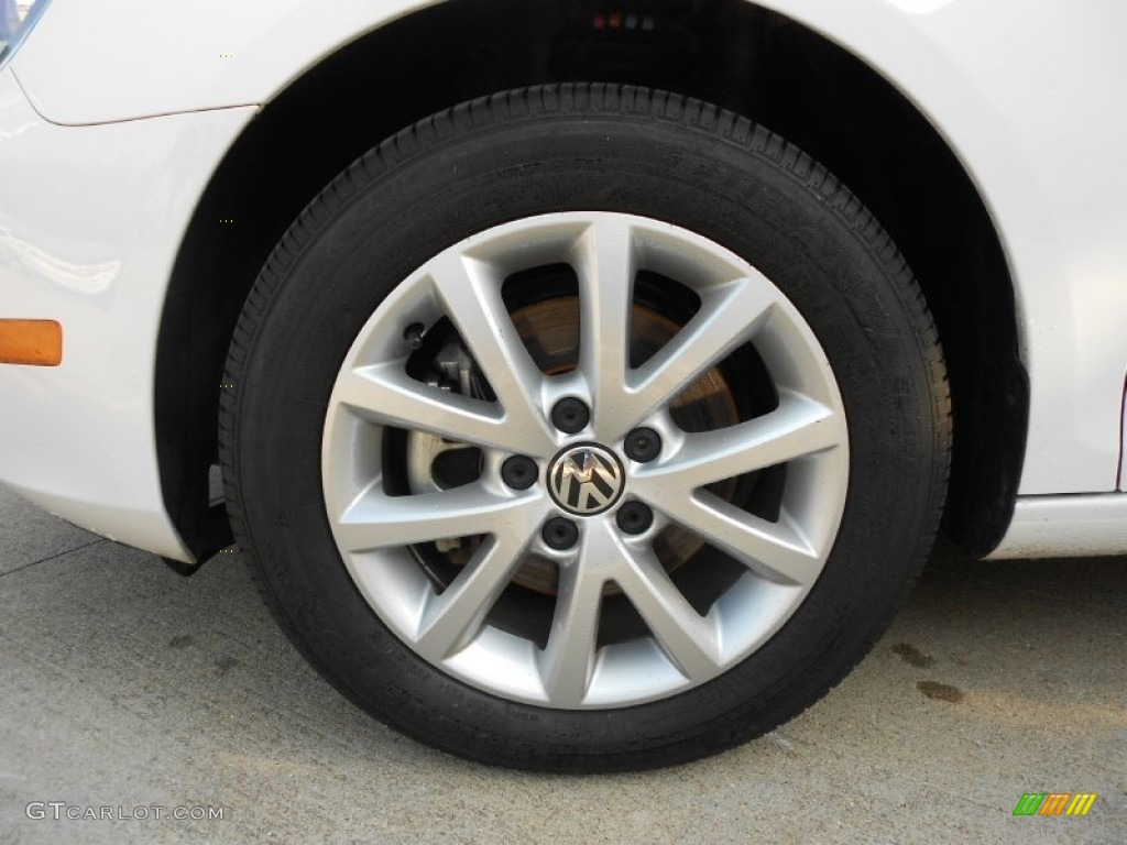 2012 Volkswagen Jetta SE SportWagen Wheel Photo #65509598