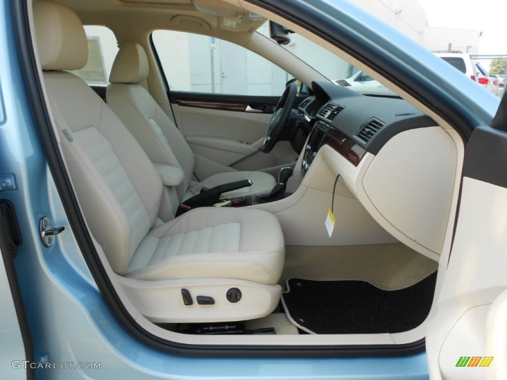 Cornsilk Beige Interior 2012 Volkswagen Passat V6 SEL Photo #65510108