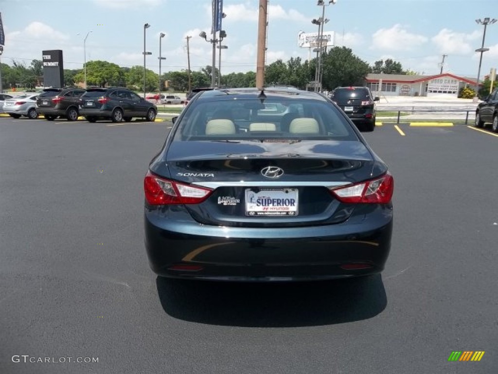 2013 Sonata GLS - Pacific Blue Pearl / Camel photo #3