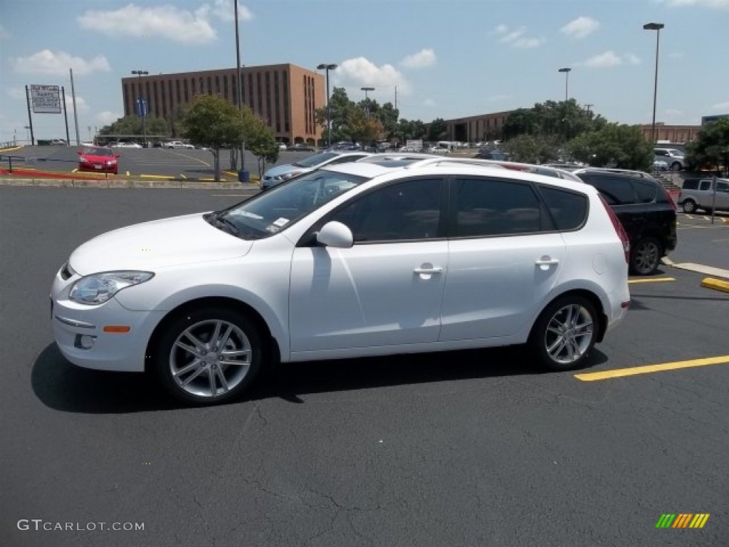 2012 Elantra SE Touring - Polar White / Beige photo #2