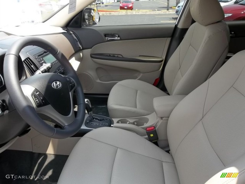 2012 Elantra SE Touring - Polar White / Beige photo #11