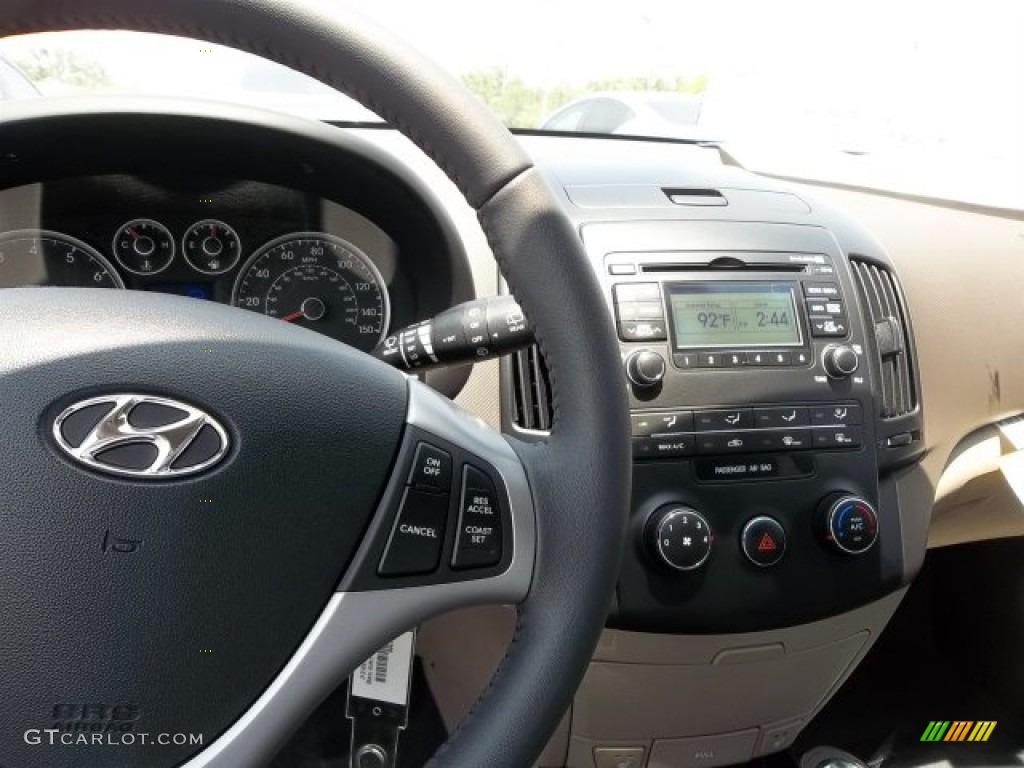 2012 Elantra SE Touring - Polar White / Beige photo #14