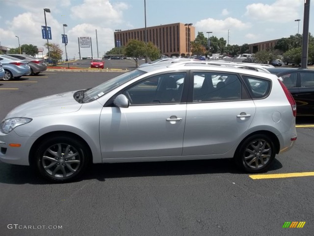 2012 Elantra GLS Touring - Shimmering Silver / Black photo #2