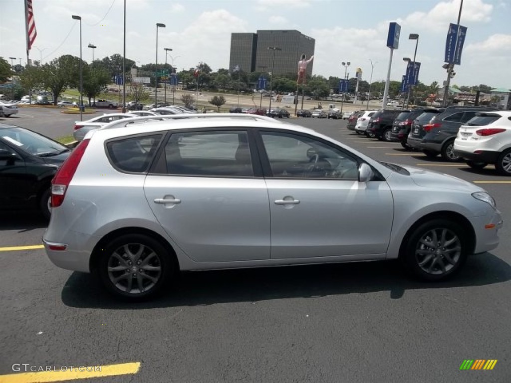 2012 Elantra GLS Touring - Shimmering Silver / Black photo #5
