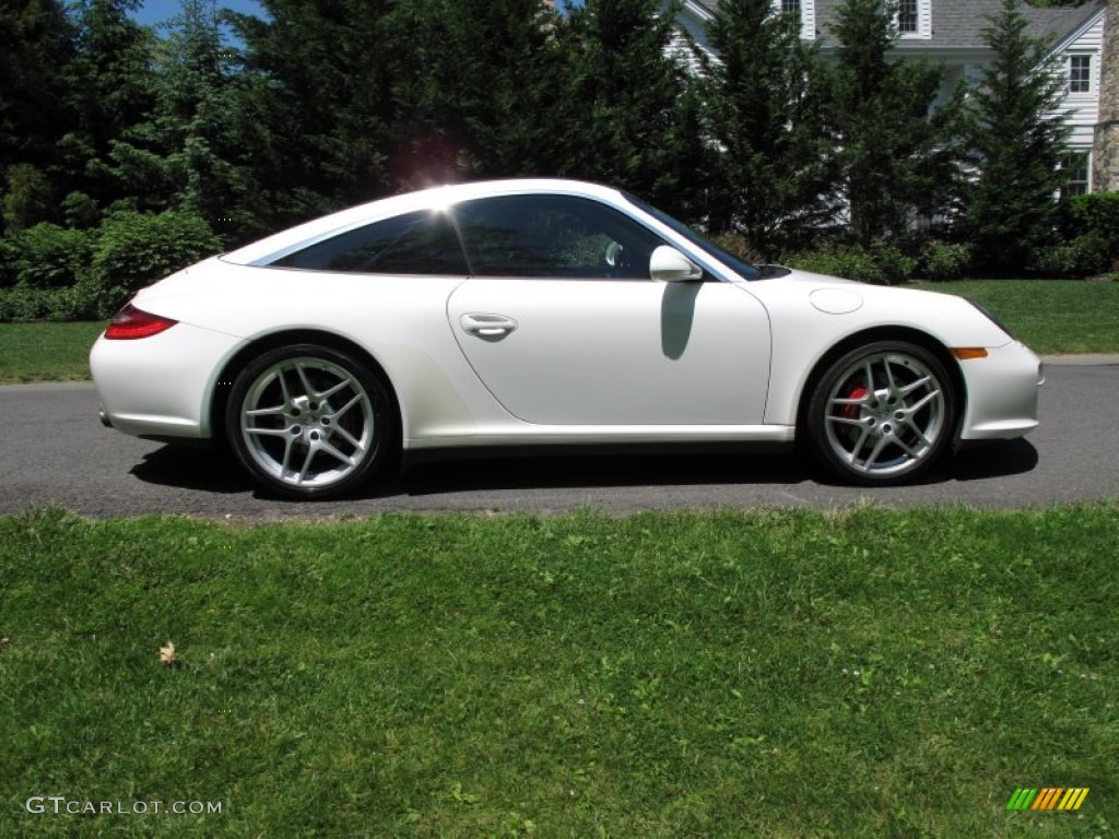 Carrara White 2009 Porsche 911 Targa 4S Exterior Photo #65511083