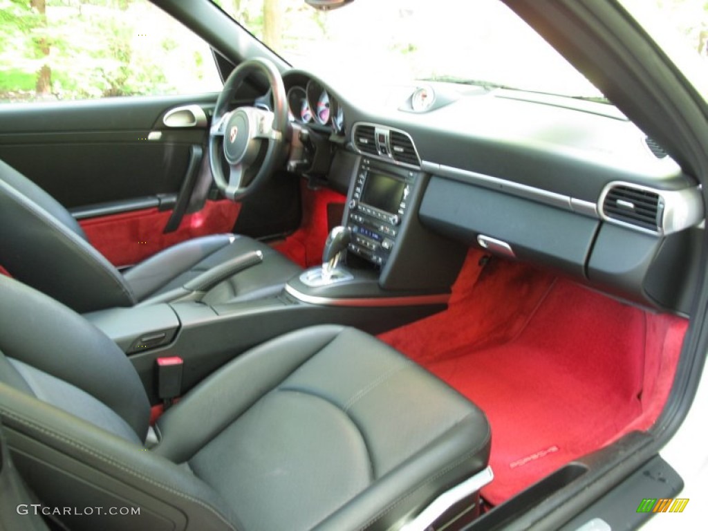 Black Interior 2009 Porsche 911 Targa 4S Photo #65511128