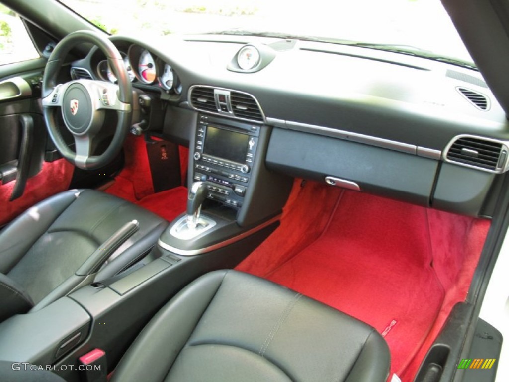 2009 Porsche 911 Targa 4S Black Dashboard Photo #65511158