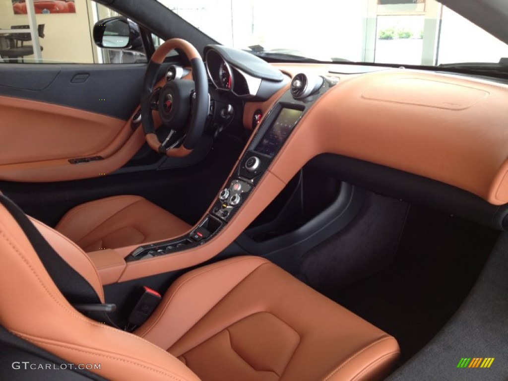 2012 McLaren MP4-12C Standard MP4-12C Model Carbon Black/Saddle Tan Dashboard Photo #65511887