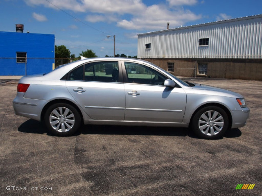 Bright Silver 2009 Hyundai Sonata Limited V6 Exterior Photo #65512682