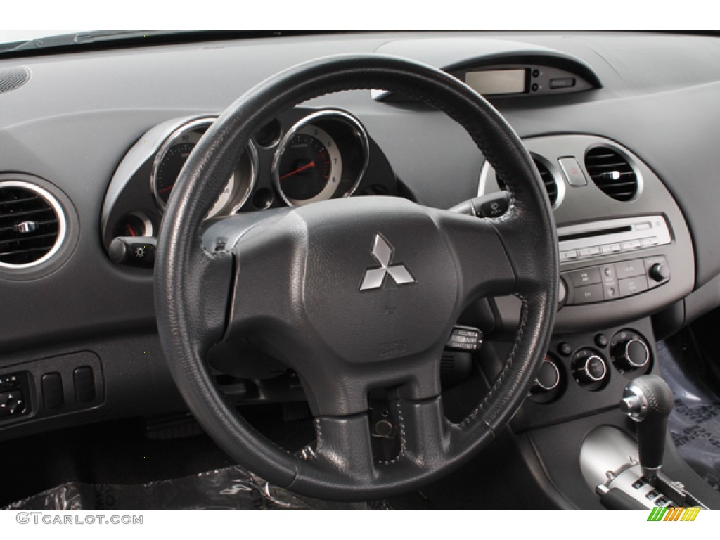 2009 Eclipse GS Coupe - Quicksilver Pearl / Dark Charcoal photo #7