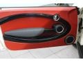 Lounge Redwood Red Leather Door Panel Photo for 2009 Mini Cooper #65513420