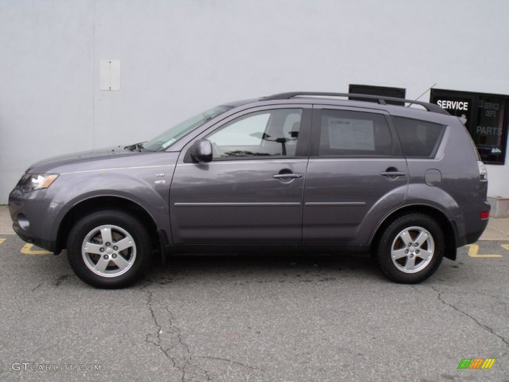 Graphite Gray Pearl 2008 Mitsubishi Outlander LS 4WD Exterior Photo #65514578