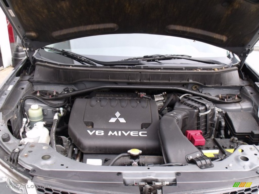 2008 Mitsubishi Outlander LS 4WD 3.0 Liter SOHC 24 Valve MIVEC V6 Engine Photo #65514824