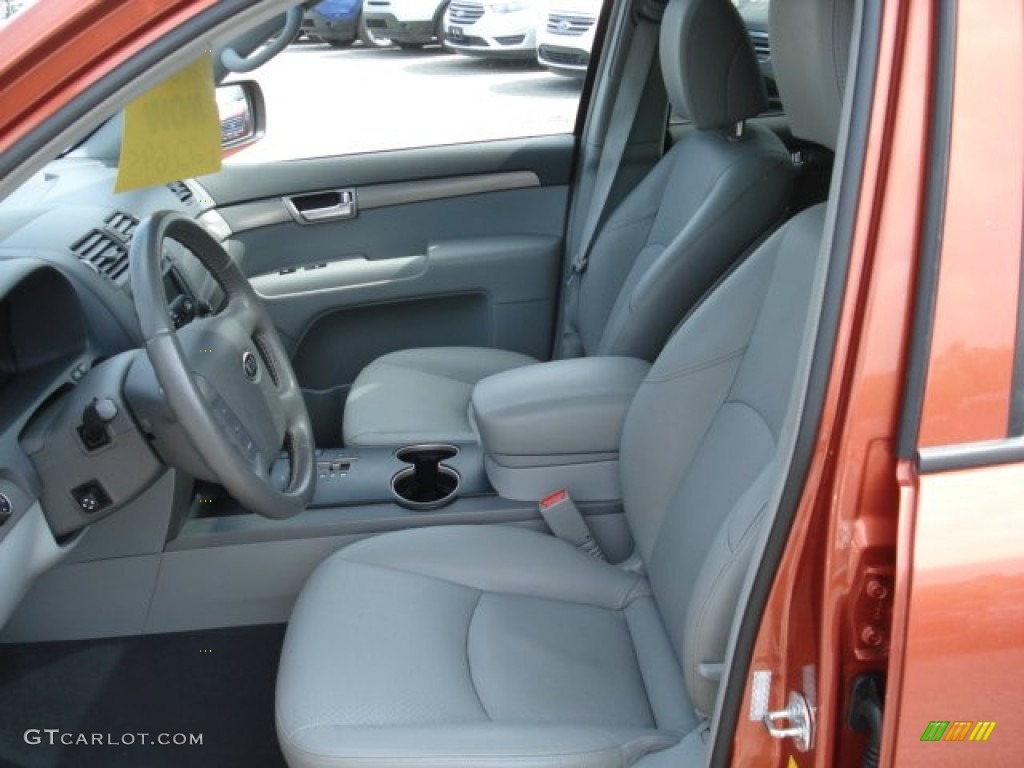 Beige Interior 2009 Kia Borrego LX V6 4x4 Photo #65516056