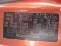  2009 Borrego LX V6 4x4 Copperhead Color Code 09