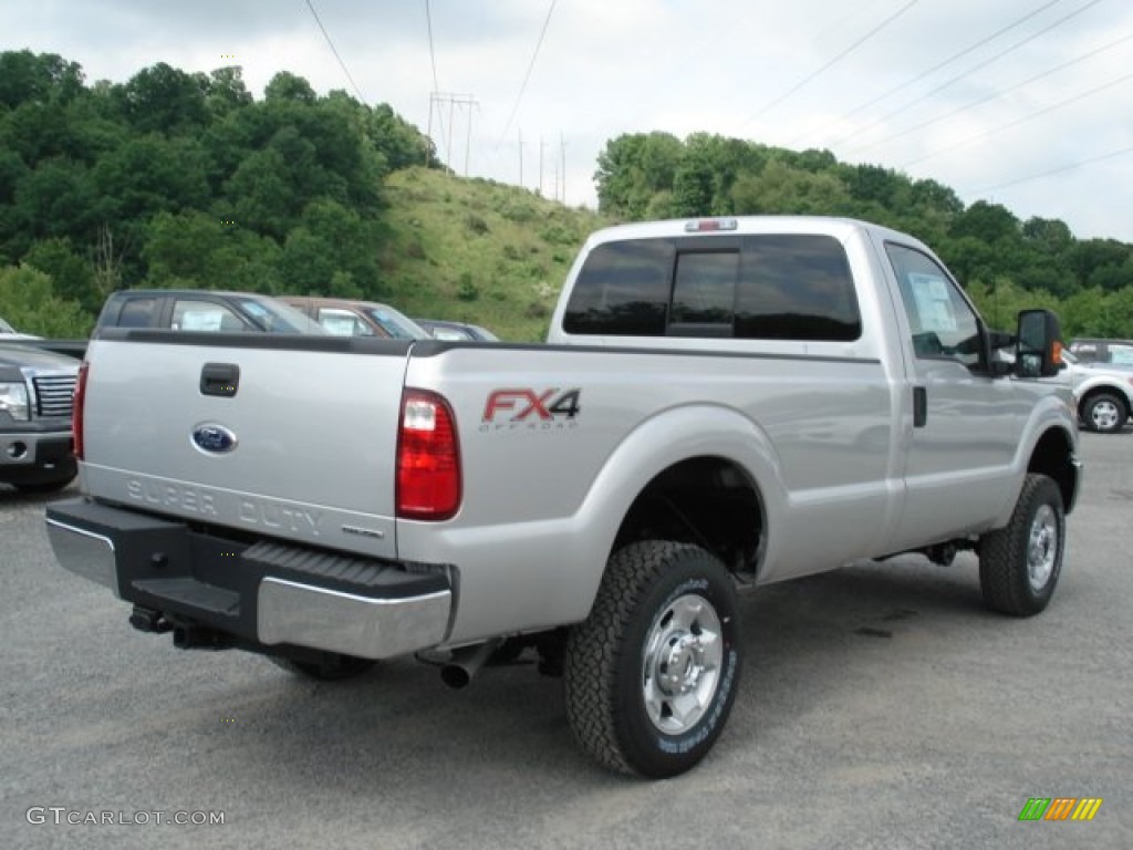 Ingot Silver Metallic 2012 Ford F350 Super Duty XLT Regular Cab 4x4 Exterior Photo #65516558