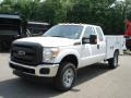Oxford White - F350 Super Duty XL SuperCab 4x4 Commercial Photo No. 4