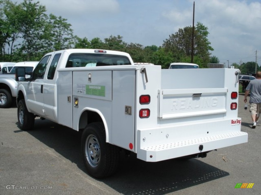Oxford White 2012 Ford F350 Super Duty XL SuperCab 4x4 Commercial Exterior Photo #65517080