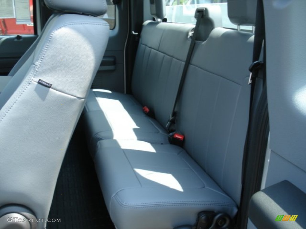 2012 Ford F350 Super Duty XL SuperCab 4x4 Commercial Rear Seat Photo #65517140