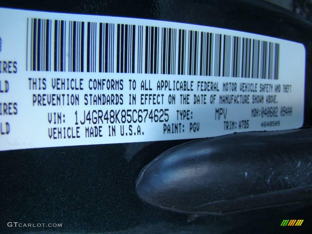 2005 Grand Cherokee Laredo 4x4 - Deep Beryl Green Pearl / Medium Slate Gray photo #15