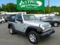 2009 Bright Silver Metallic Jeep Wrangler X 4x4  photo #1