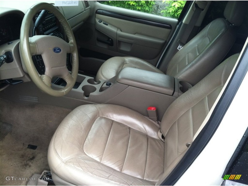 Medium Parchment Interior 2004 Ford Explorer Limited 4x4 Photo #65517602
