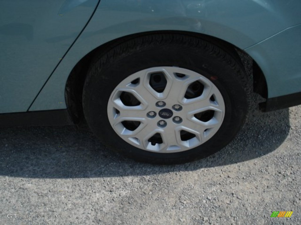 2012 Focus SE Sedan - Frosted Glass Metallic / Stone photo #9