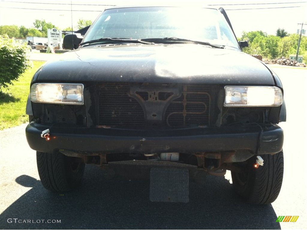 2000 S10 LS Extended Cab 4x4 - Onyx Black / Graphite photo #4