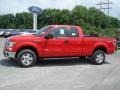 2012 Race Red Ford F150 XLT SuperCab 4x4  photo #5