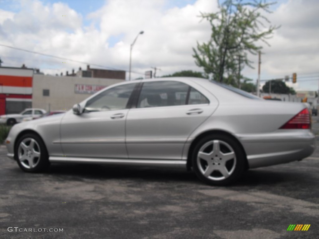 2004 S 500 4Matic Sedan - Brilliant Silver Metallic / Charcoal photo #5