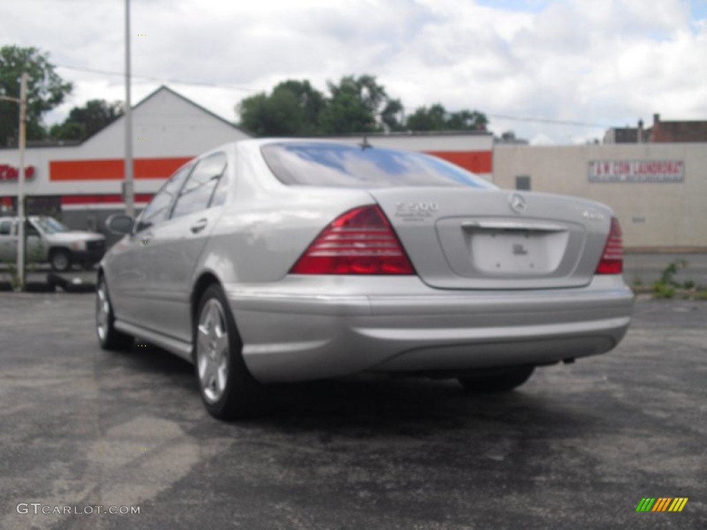 2004 S 500 4Matic Sedan - Brilliant Silver Metallic / Charcoal photo #7