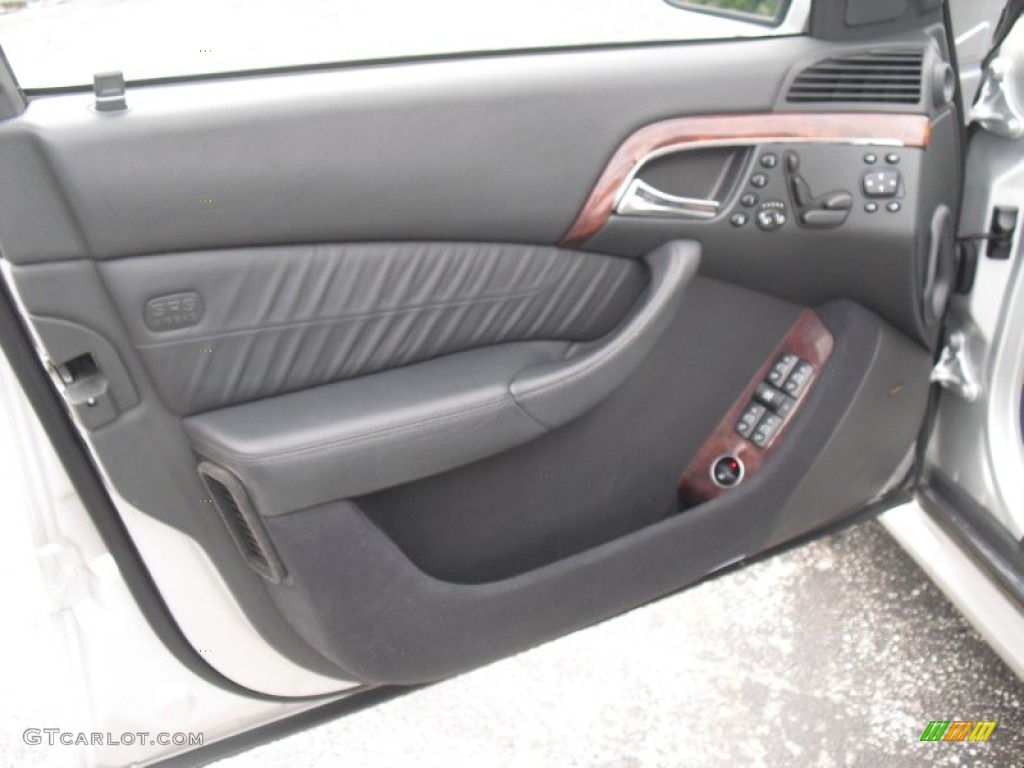 2004 S 500 4Matic Sedan - Brilliant Silver Metallic / Charcoal photo #25