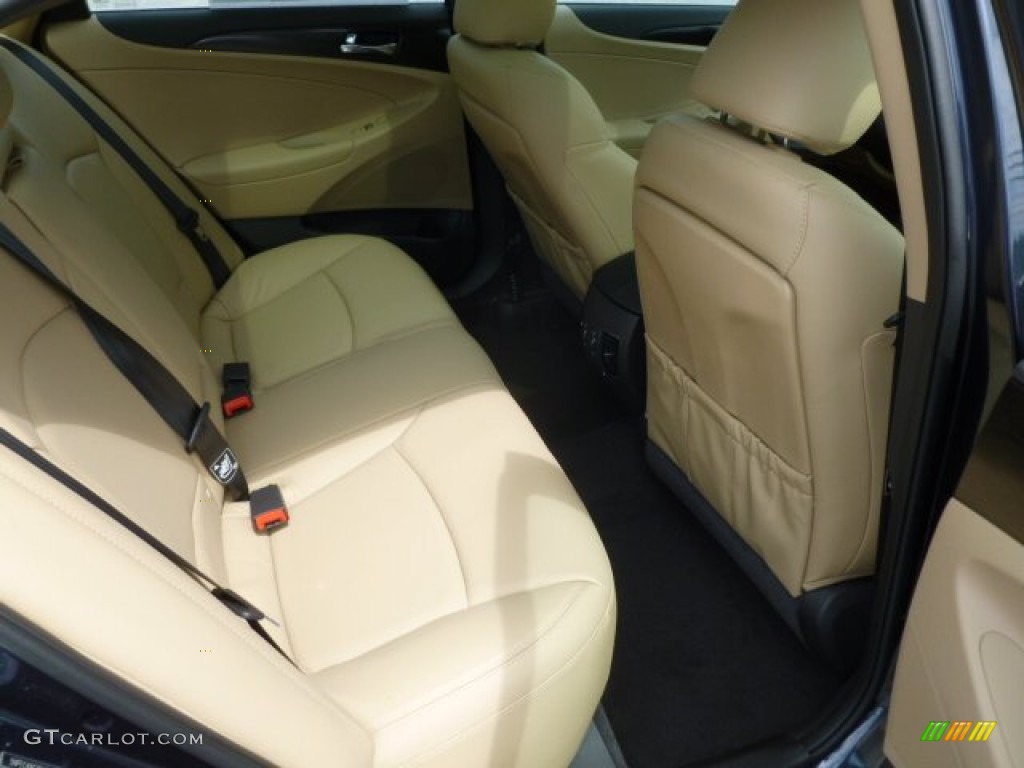 2013 Sonata Limited - Pacific Blue Pearl / Camel photo #12