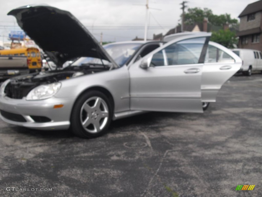 2004 S 500 4Matic Sedan - Brilliant Silver Metallic / Charcoal photo #65