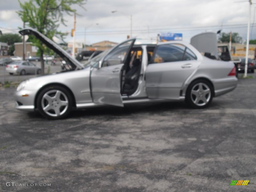 2004 S 500 4Matic Sedan - Brilliant Silver Metallic / Charcoal photo #66