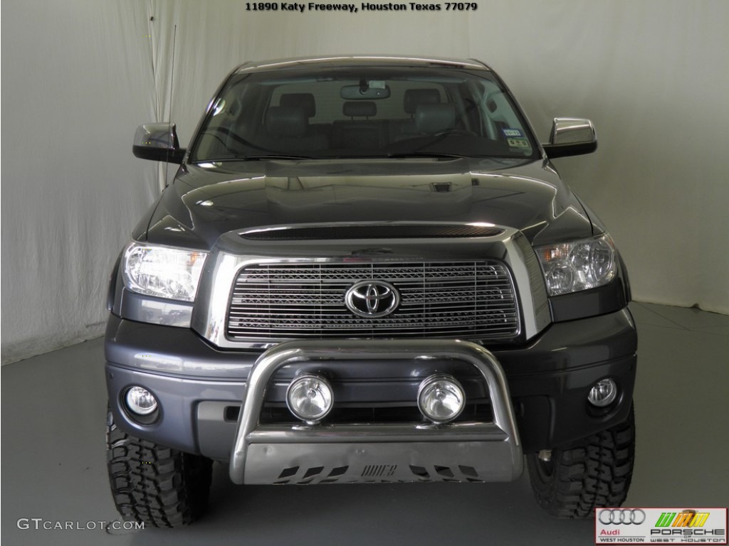 2008 Tundra Limited CrewMax 4x4 - Slate Gray Metallic / Graphite Gray photo #20